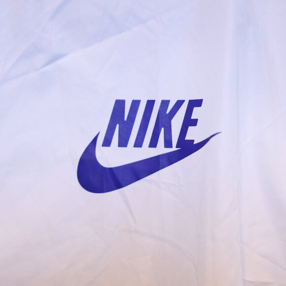 VINTAGE Nike Men's Y2K Windbreaker Fanny Pack White Blue Jacket Size Extra Large - Picture 6 of 7